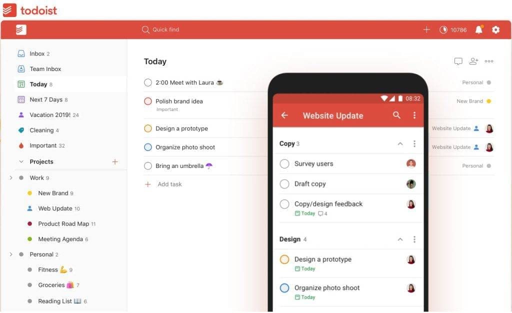 Todoist Apps for maximum productivity