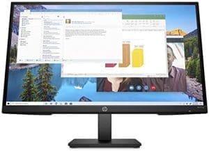 HP M27ha FHD Monitor-Full HD Monitor(1920 x 1080p)- IPS Panel and Built-in Audio-VESA Compatible 27-inch Monitor Designed for Comfortable Viewing with Height and Pivot Adjustment-(22H94AA#ABA) black