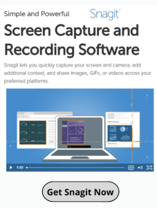 Snagit screen capture