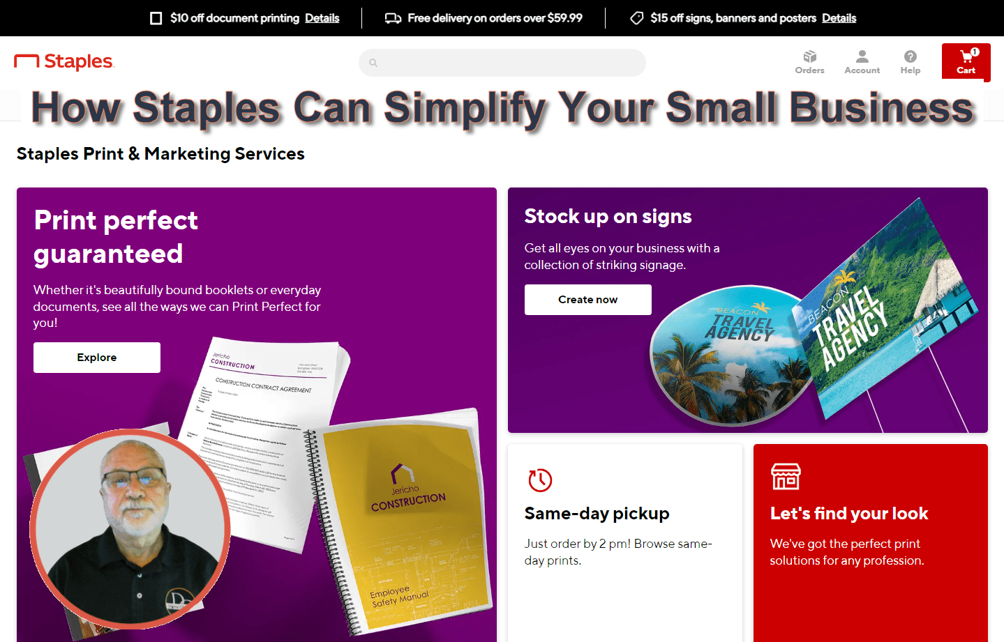 Staples Print Marketing Services: For all your business needs